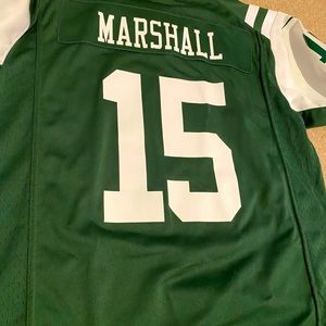 Nike youth large NY Jets #15 Marshall jersey